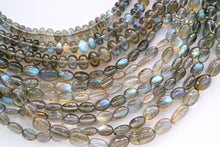 画像をギャラリービューアに読み込む, 高品質 ラブラドライト スムースロンデル スムースオーバル