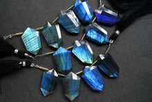 Load image into Gallery viewer, (4pc)ラブラドライト 《ブルー系》 ファセット シールド