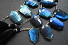 Load image into Gallery viewer, (4pc)ラブラドライト 《ブルー系》 ファセット シールド