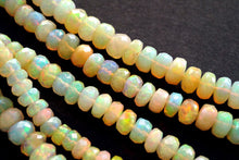 Load image into Gallery viewer, (S/M/L, 1 Strand) Fine Ethiopian Precious Opal Brown Smooth Rondelle