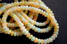 Load image into Gallery viewer, (S/M/L, 1 Strand) Fine Ethiopian Precious Opal Brown Smooth Rondelle