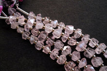 Load image into Gallery viewer, (Half Strand/Single Strand) High Quality Morganite Pink Aquamarine Faceted Tumble Nugget