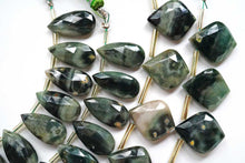 画像をギャラリービューアに読み込む, (10pc)オーシャンジャスパー ペアシェイプ リーフシェイプ