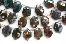 Load image into Gallery viewer, (Half Strand/1 Strand) High Quality Black Onyx Flat Chandelier Cut Micro Cut