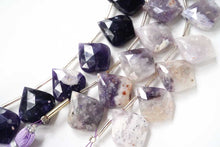 Load image into Gallery viewer, (2/10pc)ティファニーストーン ファセット リーフシェイプ