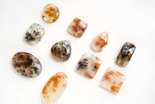 Load image into Gallery viewer, 8/29(#63-87/粒売り)上質 デンドライトアゲート ルース 穴なし カボション