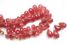 画像をギャラリービューアに読み込む, (4pc/1連)高品質 ペルー産 インカローズ ロードクロサイト ファセットドロップ