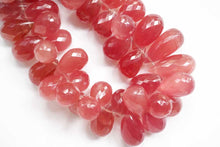画像をギャラリービューアに読み込む, (4pc/1連)高品質 ペルー産 インカローズ ロードクロサイト ファセットドロップ