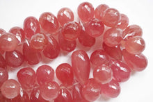 画像をギャラリービューアに読み込む, (4pc/1連)高品質 ペルー産 インカローズ ロードクロサイト ファセットドロップ