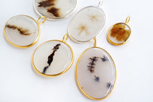 Load image into Gallery viewer, (#33-65)デンドライトアゲート 銀製ペンダント 穴あきルース