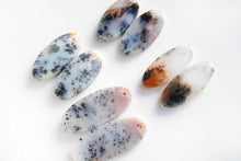 Load image into Gallery viewer, 9/13(No.39-50/ペア売り)上質 デンドライトアゲート ペアルース 穴あり カボション