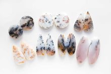 画像をギャラリービューアに読み込む, 9/13(#30-38/ペア売り)上質 デンドライトアゲート ペアルース 穴無し カボション