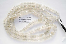 画像をギャラリービューアに読み込む, (#5-9)宝石質 セイロン ムーンストーン ロンデル / ボタン