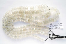 画像をギャラリービューアに読み込む, (#5-9)宝石質 セイロン ムーンストーン ロンデル / ボタン