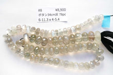 画像をギャラリービューアに読み込む, (#5-9)宝石質 セイロン ムーンストーン ロンデル / ボタン