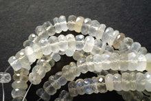 Load image into Gallery viewer, (M/L) Neon Blue Apatite Beads Faceted Rondelle