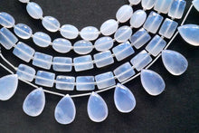 Load image into Gallery viewer, (Half row 11 grains / 1 row 28 cm 23 grains) White Moonstone Oval Faceted Micro Cut