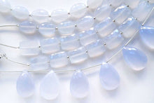 Load image into Gallery viewer, (Half row 11 grains / 1 row 28 cm 23 grains) White Moonstone Oval Faceted Micro Cut
