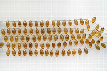 画像をギャラリービューアに読み込む, (6pc/1連18pc)高品質 マイクロカット ビアクォーツ ポインテッド ドロップ