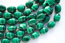 Load image into Gallery viewer, 高品質 マラカイト マイクロカット ファセット オーバル