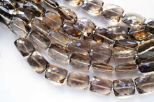 Load image into Gallery viewer, (1連17pc)高品質 スモーキークォーツ チクレット レクタングル マイクロカット