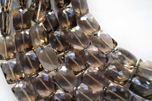 Load image into Gallery viewer, (1連17pc)高品質 スモーキークォーツ チクレット レクタングル マイクロカット