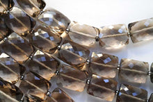 Load image into Gallery viewer, (1連17pc)高品質 スモーキークォーツ チクレット レクタングル マイクロカット