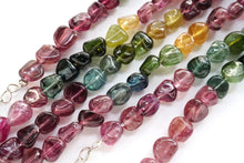 画像をギャラリービューアに読み込む, マルチカラー トルマリン ブレスレット タンブル