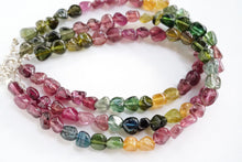 画像をギャラリービューアに読み込む, マルチカラー トルマリン ブレスレット タンブル