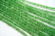 画像をギャラリービューアに読み込む, (半連/1連)宝石質 ツァボライト 40cm スムース ロンデル