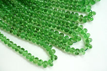 画像をギャラリービューアに読み込む, (半連/1連)宝石質 ツァボライト 40cm スムース ロンデル