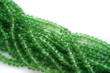 画像をギャラリービューアに読み込む, (半連/1連)宝石質 ツァボライト 40cm スムース ロンデル