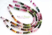 Load image into Gallery viewer, (半連/1連)宝石質 トルマリン 22cm スムースロンデル