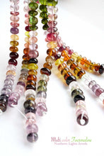 Load image into Gallery viewer, (半連/1連)宝石質 トルマリン 22cm スムースロンデル