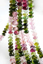 Load image into Gallery viewer, (半連/1連)宝石質 トルマリン 22cm スムースロンデル