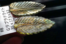 Load image into Gallery viewer, (No.8-21)宝石質 ジェムストーン 穴なし ルース カービング コンケーブカット