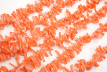 Load image into Gallery viewer, (Half-strand, 3 types) Natural color Peach Coral Yatara Beads Round Ball Peach Coral from Kochi Prefecture