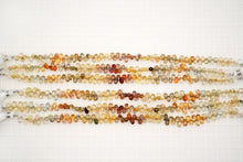 画像をギャラリービューアに読み込む, (S/M,半連/1連)マルチカラー ジルコン 天然色 20cm ファセット ドロップ