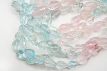 画像をギャラリービューアに読み込む, (M/L,半連/1連)マルチカラー ベリル 貫通穴 ファセット ドロップ