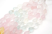 画像をギャラリービューアに読み込む, (M/L,半連/1連)マルチカラー ベリル 貫通穴 ファセット ドロップ
