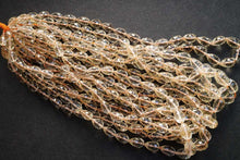 Load image into Gallery viewer, (半連/1連)宝石質 シトリン 40cm コンケーブ ドロップ ハニカムカット