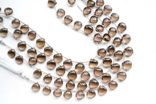 Load image into Gallery viewer, (半連/1連)高品質 スモーキークォーツ ファセット マロン マイクロカット