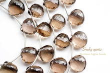 Load image into Gallery viewer, (半連/1連)高品質 スモーキークォーツ ファセット マロン マイクロカット