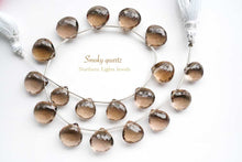 Load image into Gallery viewer, (半連/1連)高品質 スモーキークォーツ ファセット マロン マイクロカット