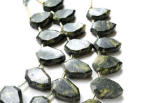 Load image into Gallery viewer, (2/7/10pc)ゼブラジャスパー グリーン スライス シールド