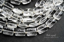 画像をギャラリービューアに読み込む, (1連)宝石質 ロッククリスタル マイクロカット レクタングル チクレット