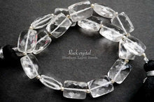 画像をギャラリービューアに読み込む, (1連)宝石質 ロッククリスタル マイクロカット レクタングル チクレット