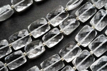 画像をギャラリービューアに読み込む, (1連)宝石質 ロッククリスタル マイクロカット レクタングル チクレット