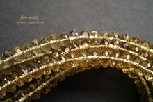 画像をギャラリービューアに読み込む, (1連)宝石質 ビアクォーツ マイクロカット ファセット ロンデル ボタンカット