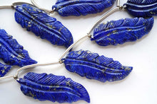 Load image into Gallery viewer, (2pcs/8pcs)ラピスラズリ フェザーカービング 羽